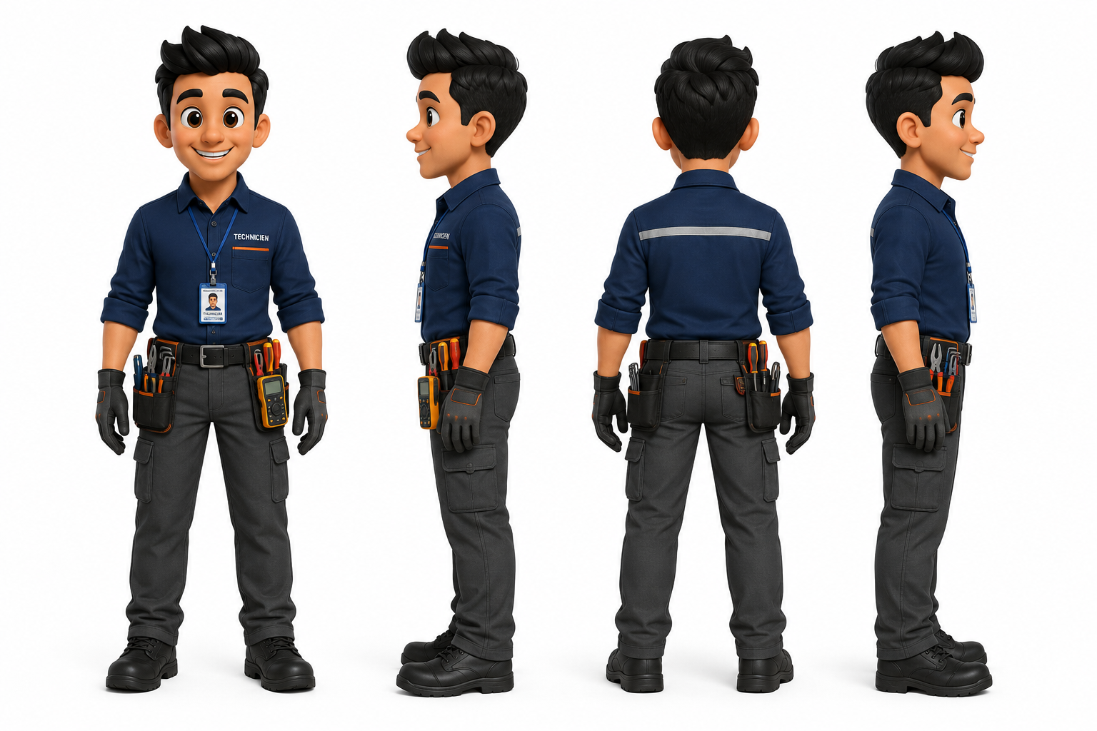 Technicien RisoExpert en tenue professionnelle